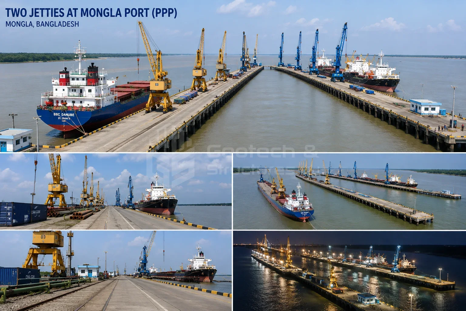 Two Jetties at Mongla Port (PPP)